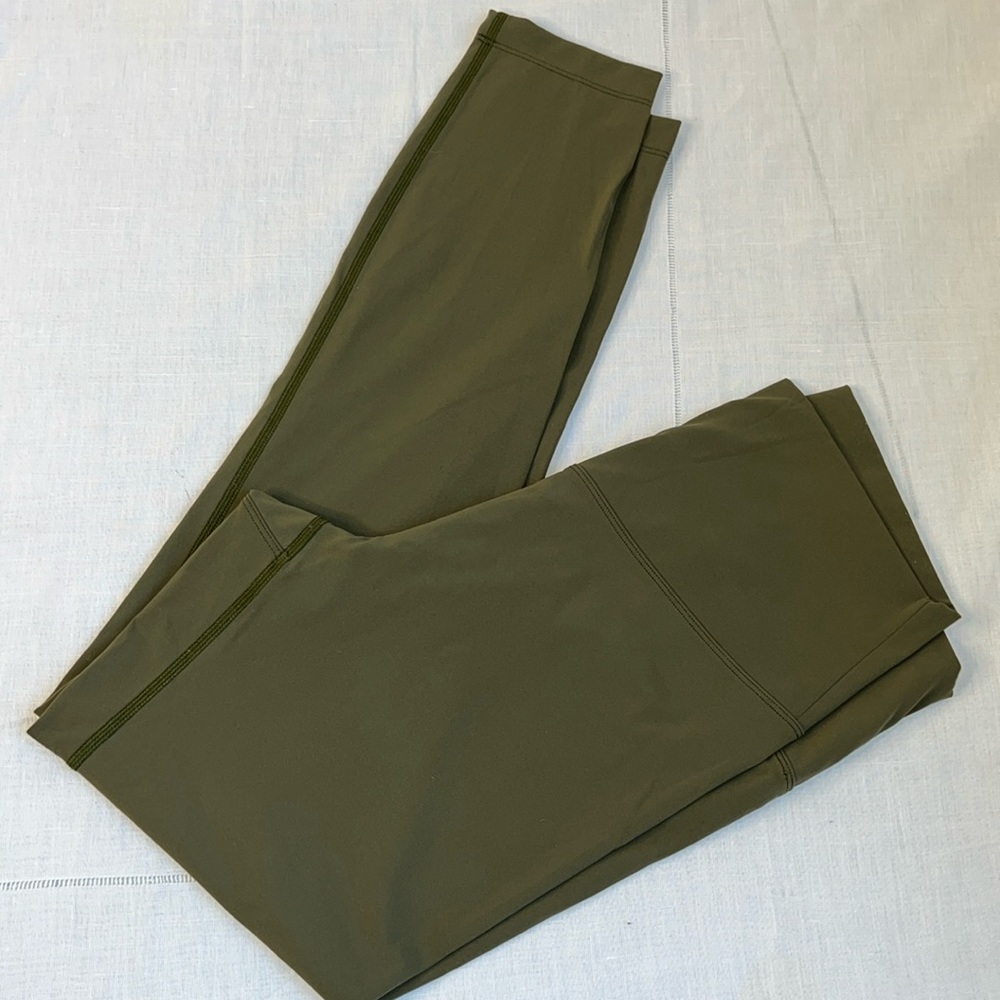 EUC STV.OV Outdoor Voices Hi-Rise Leggings Olive